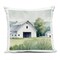 Stupell Industries Farm Home White Barn Outdoor Printed Pillow, design by Kim Allen, 18 x 7 x 18